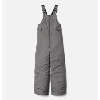 Columbia Hlače Za Dječake - Snowslope II Bib Sive | UKRA-47062